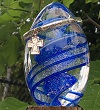 Glass memorial containing ashes of a loved one